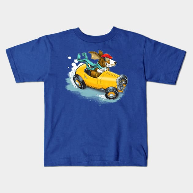 Go Dog! Kids T-Shirt by Mattocks Design